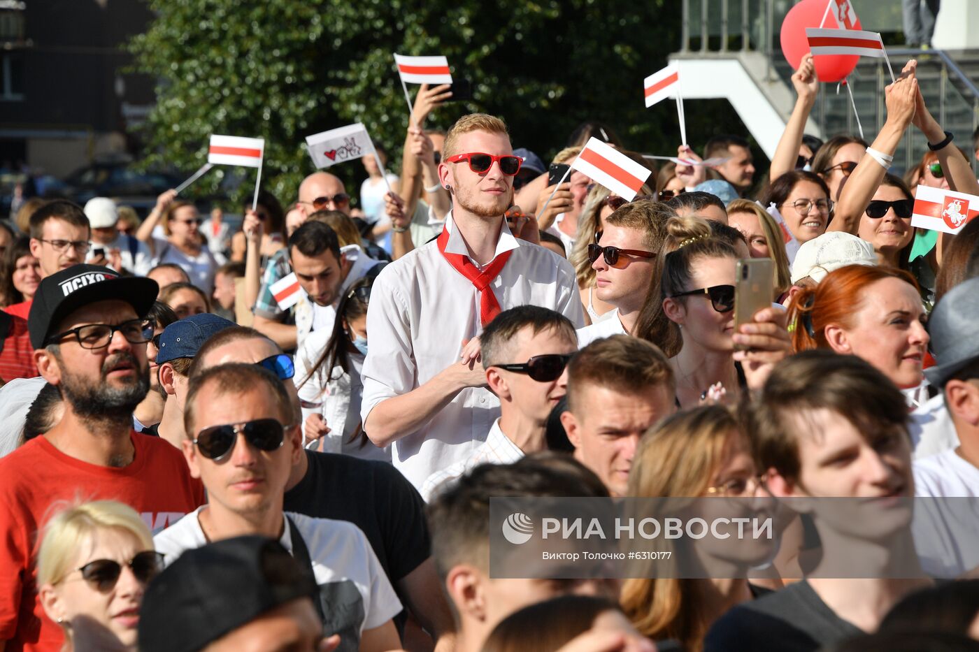 Акция протеста медицинских работников в Минске