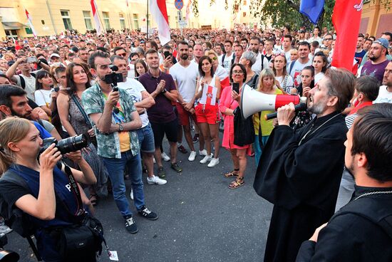 Протесты в Минске