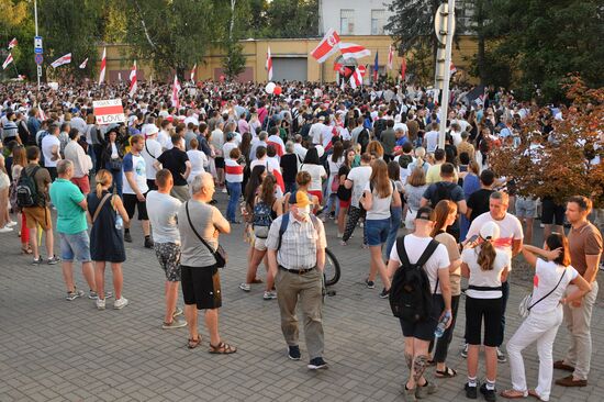 Протесты в Минске