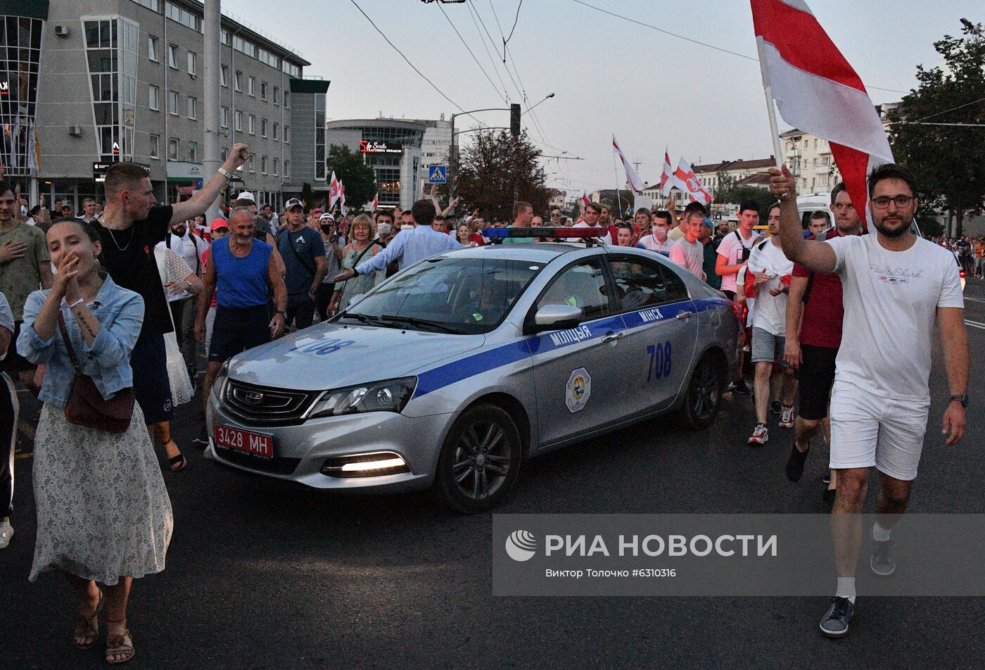 Протесты в Минске