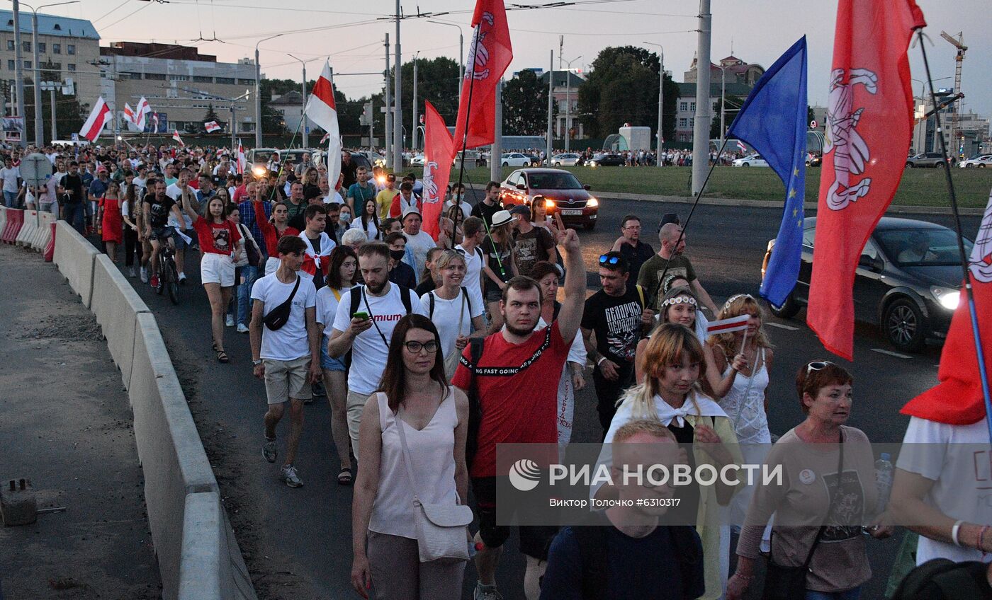 Протесты в Минске