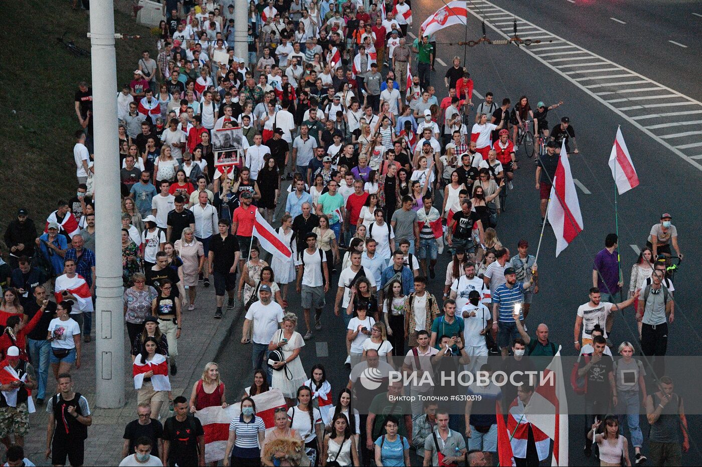 Протесты в Минске