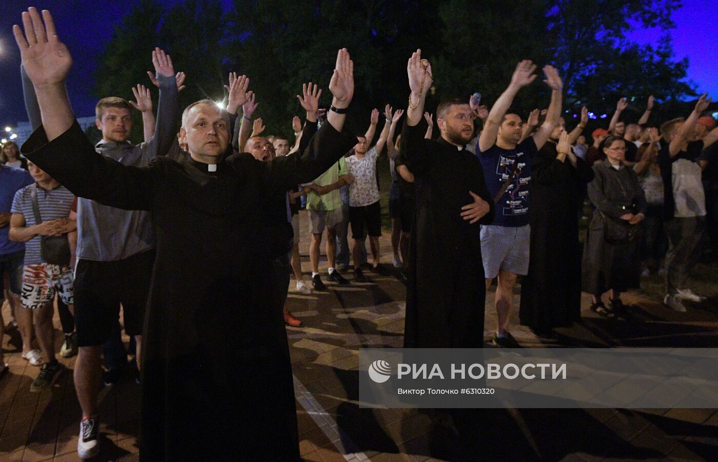 Протесты в Минске