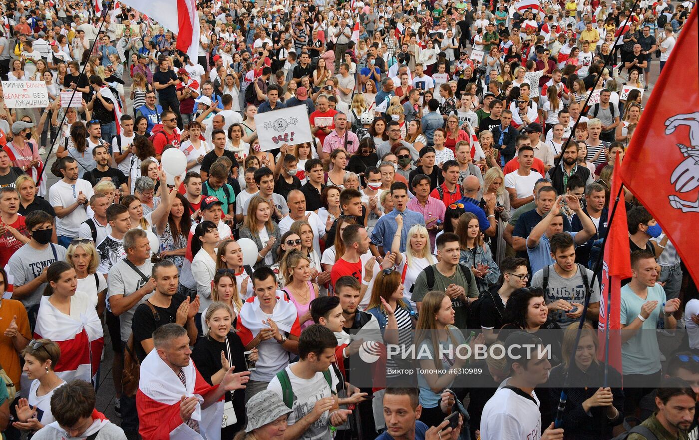 Протесты в Минске