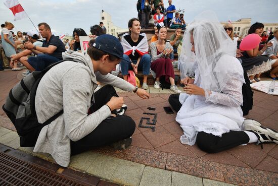 Протесты в Минске