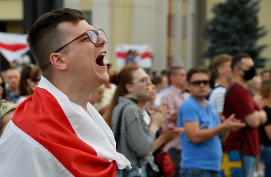 Протесты в Минске