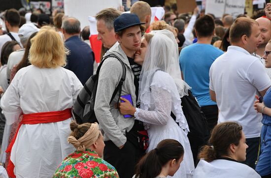 Протесты в Минске