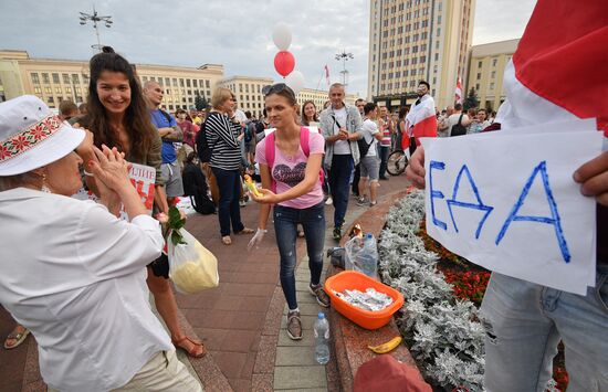 Протесты в Минске