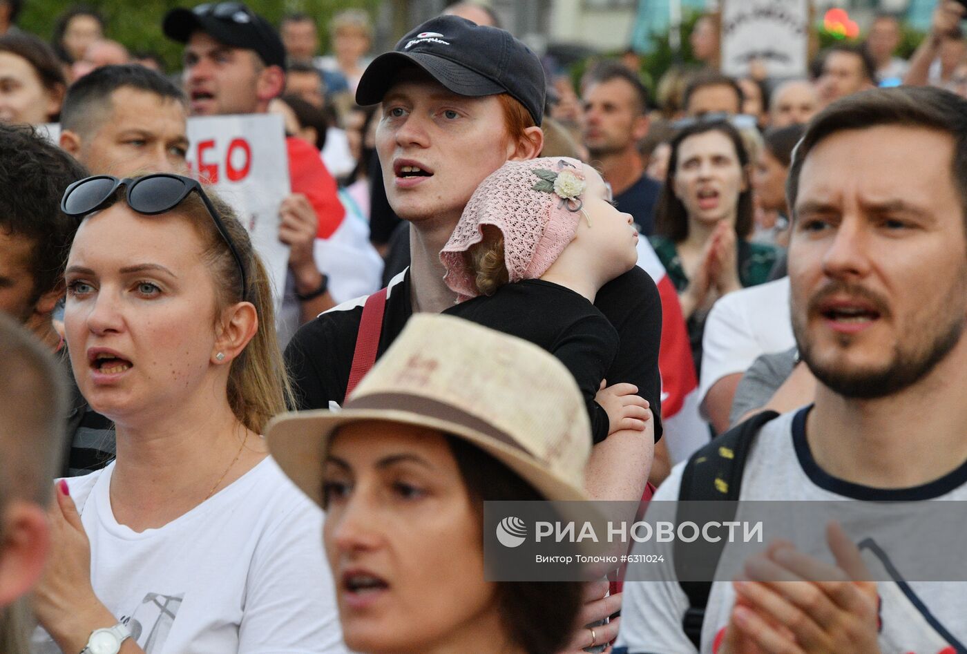 Протесты в Минске