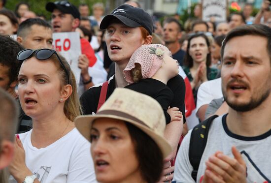 Протесты в Минске