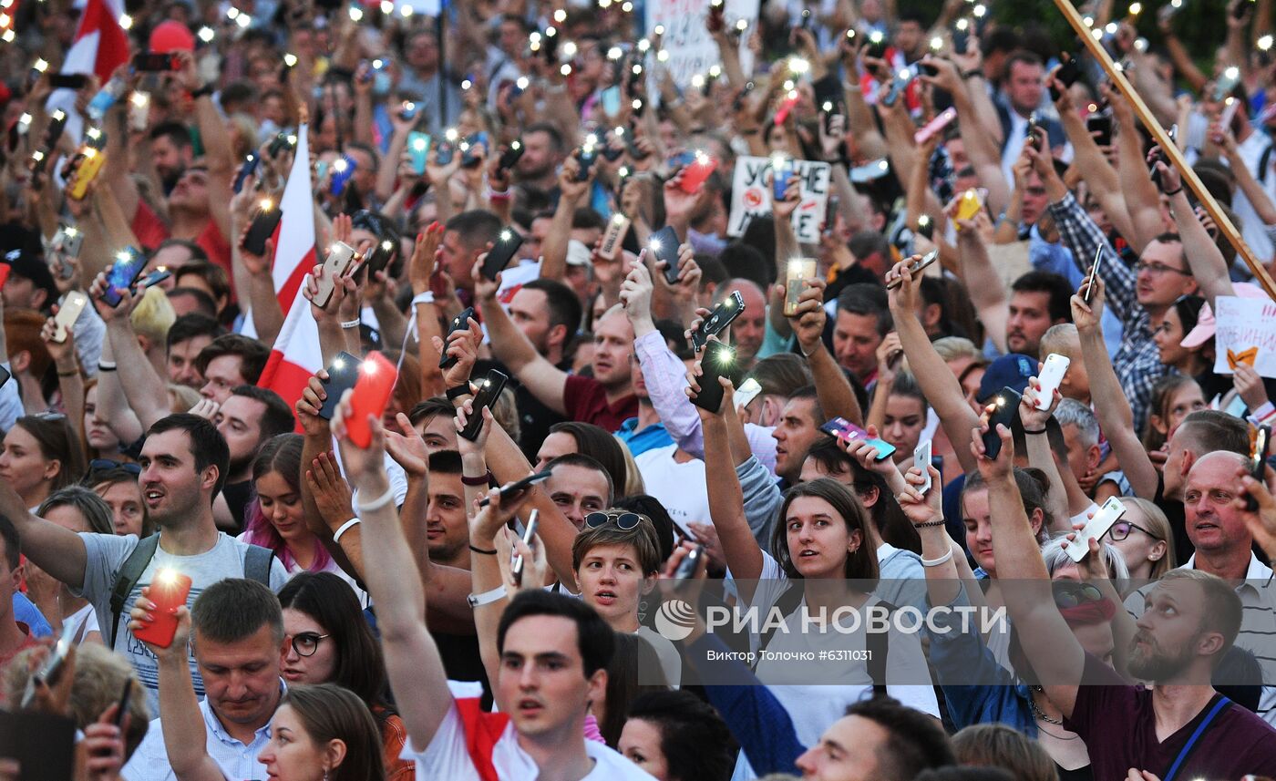 Протесты в Минске