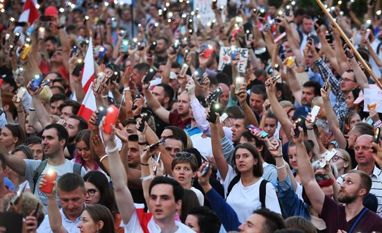 Протесты в Минске