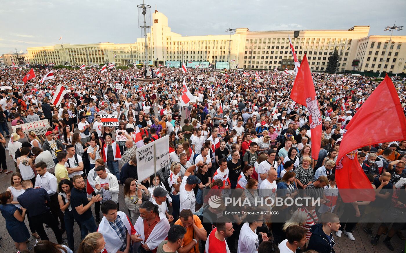 Протесты в Минске