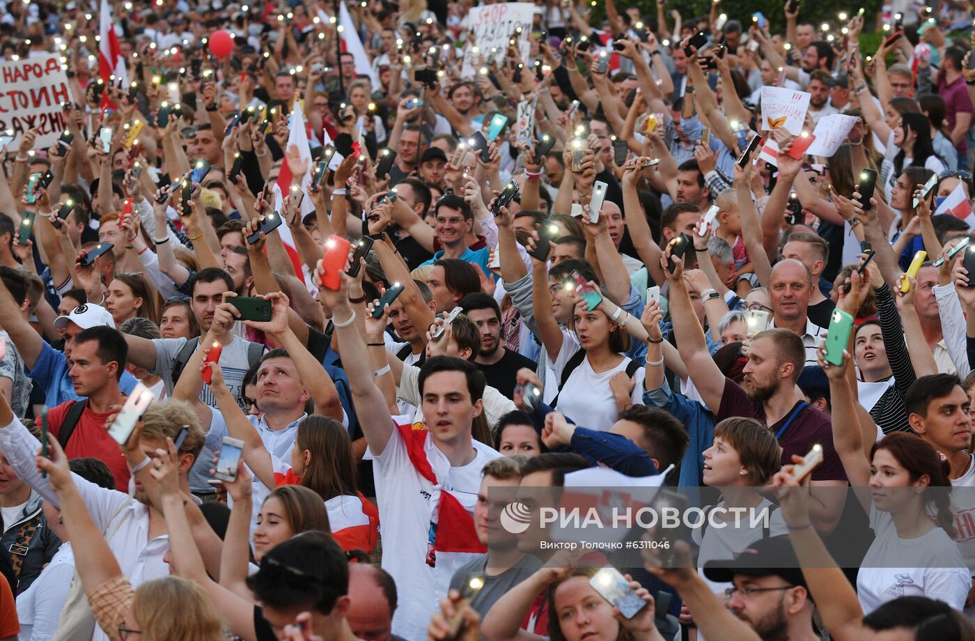 Протесты в Минске
