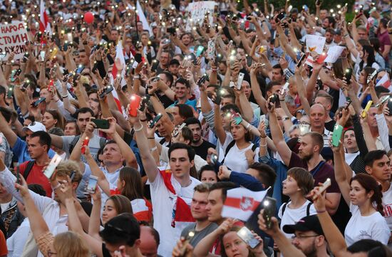 Протесты в Минске