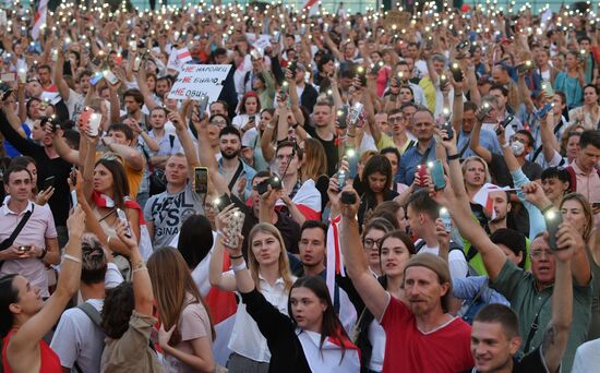 Протесты в Минске