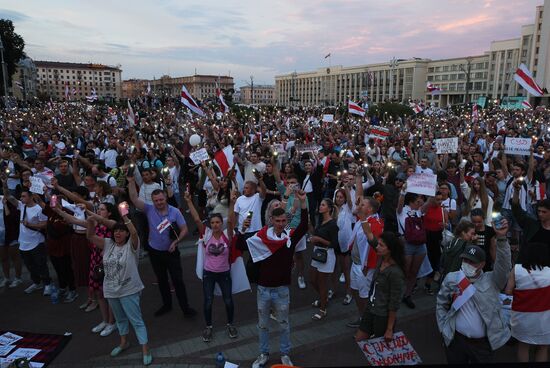 Протесты в Минске