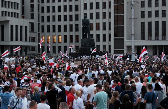 Протесты в Минске
