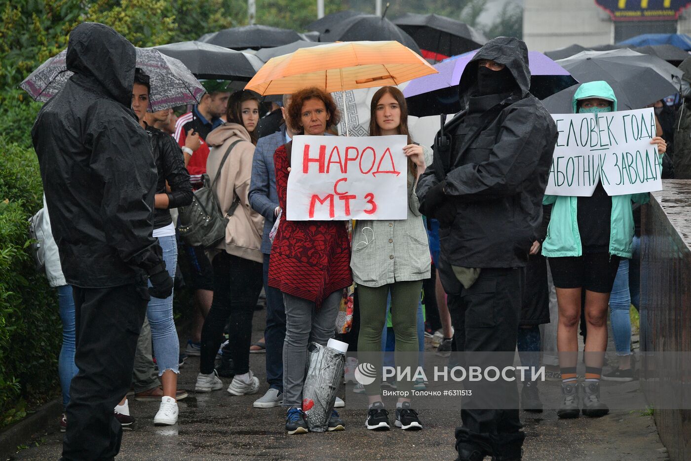 Протесты в Минске