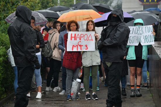 Протесты в Минске