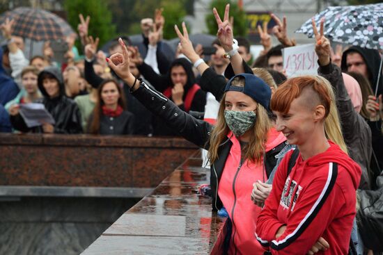 Протесты в Минске