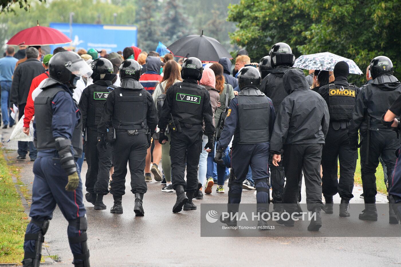 Протесты в Минске