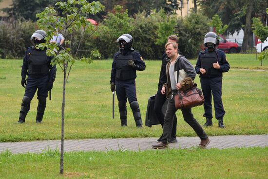 Протесты в Минске