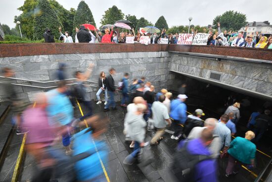 Протесты в Минске