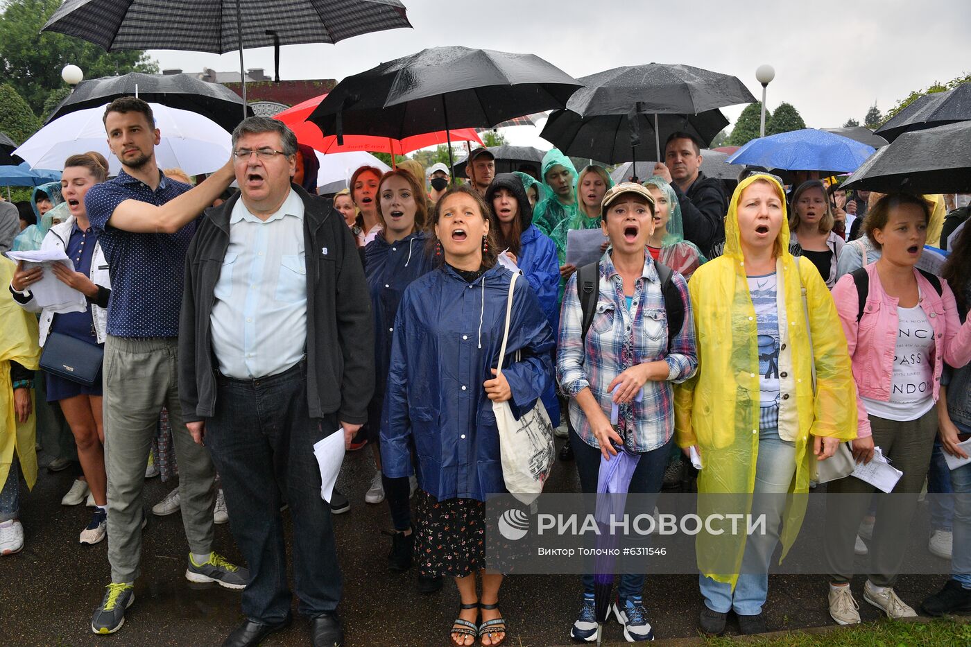 Протесты в Минске