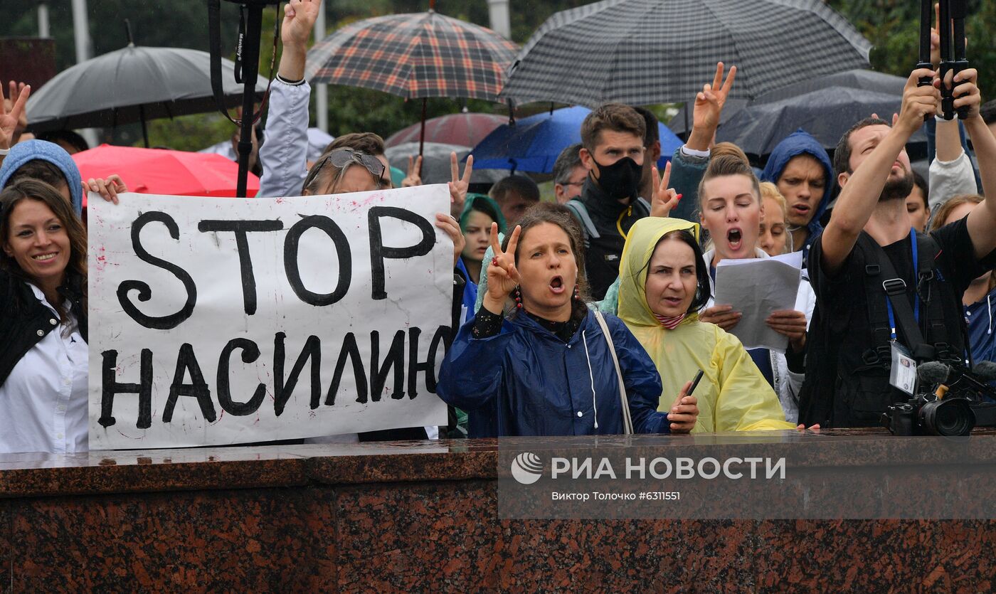 Протесты в Минске