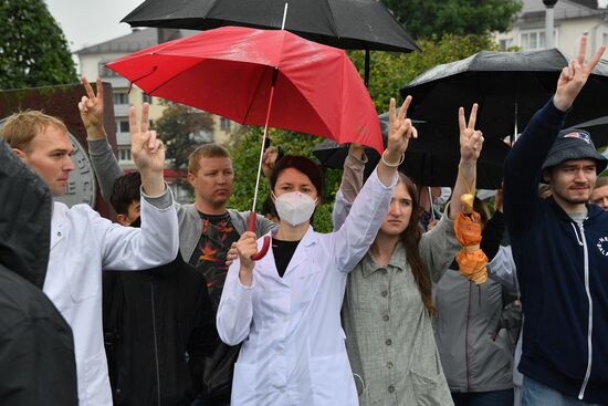 Протесты в Минске