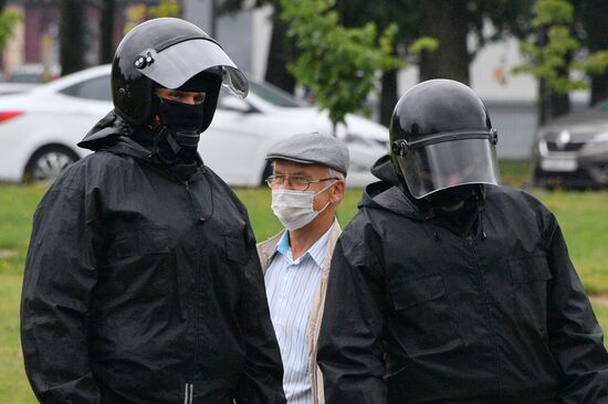 Протесты в Минске