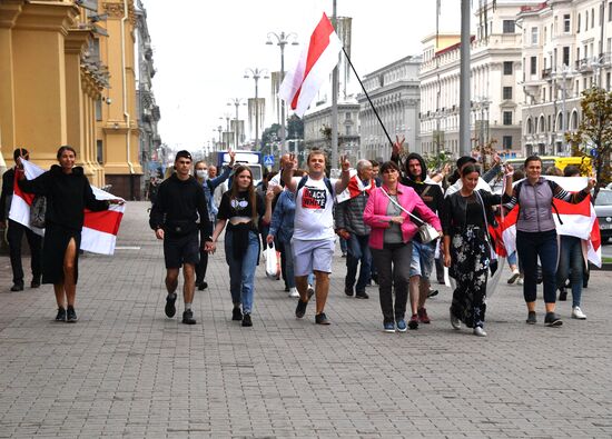 Протесты в Минске