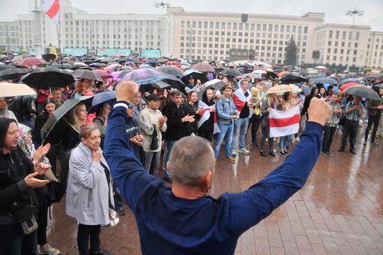 Протесты в Минске