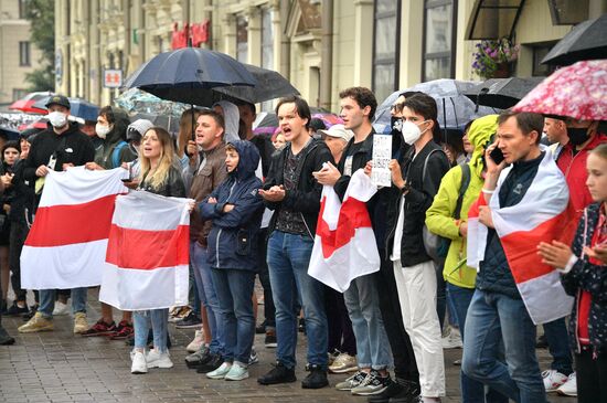 Протесты в Минске