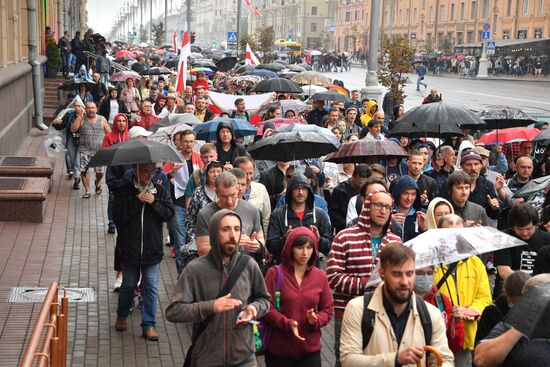 Протесты в Минске