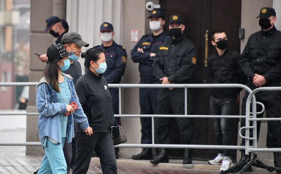 Протесты в Минске