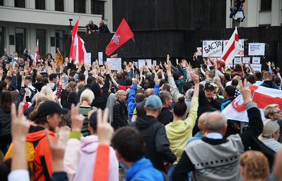 Протесты в Минске