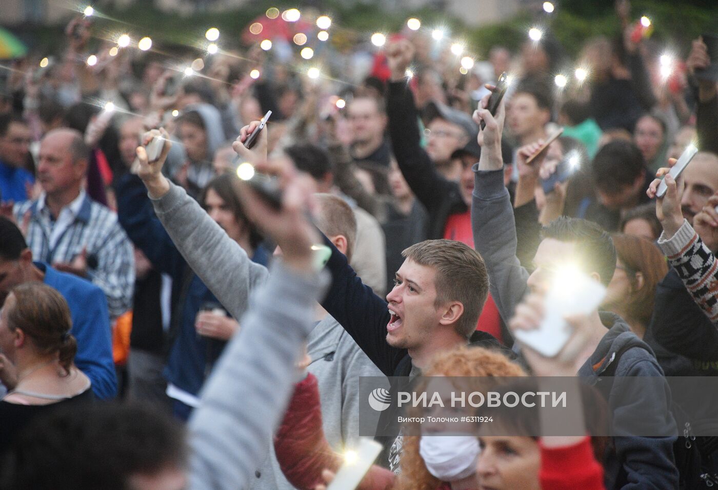 Протесты в Минске