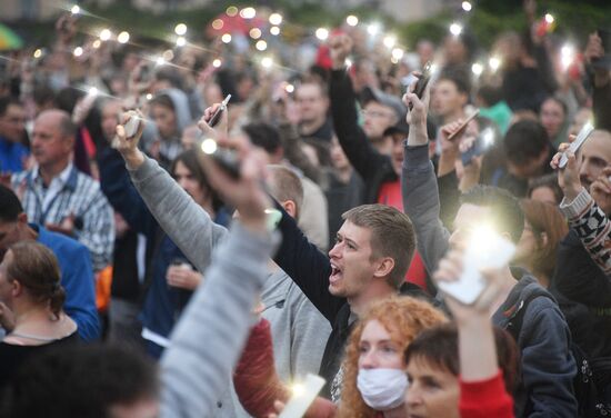 Протесты в Минске