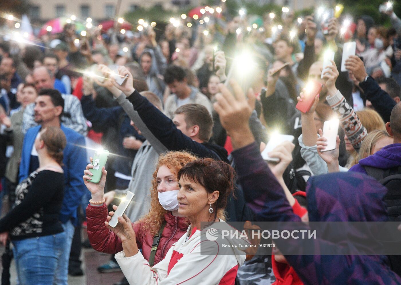 Протесты в Минске