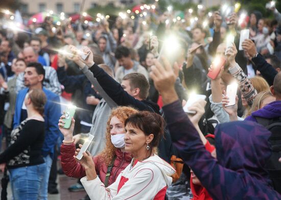 Протесты в Минске