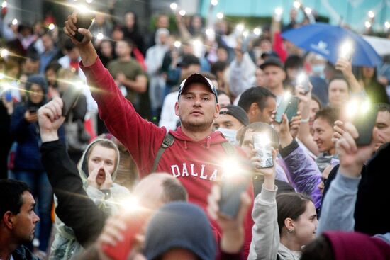 Протесты в Минске