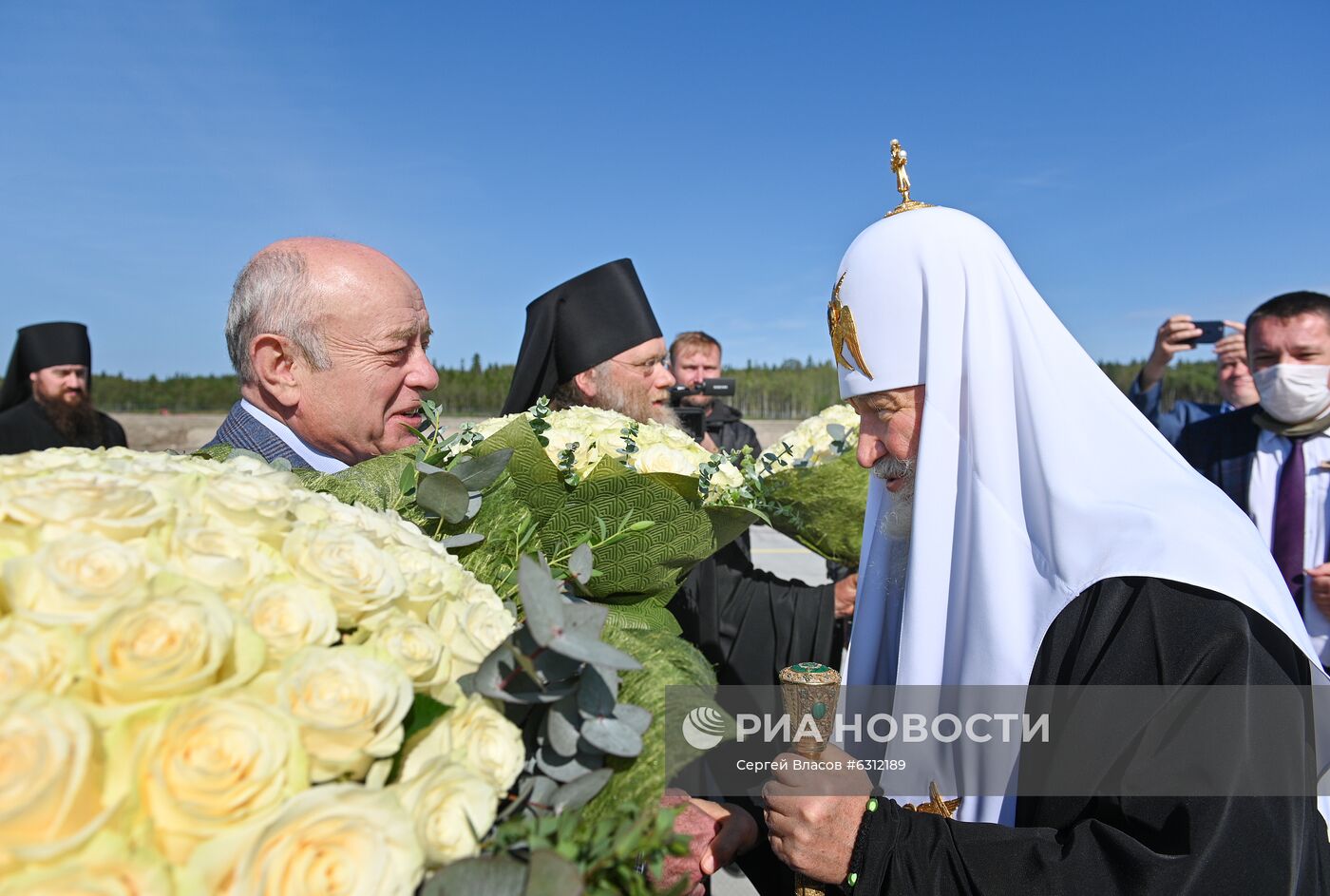 Патриарх Кирилл прибыл в Соловецкий монастырь