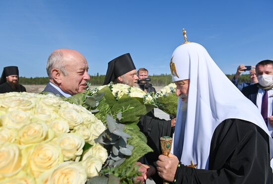 Патриарх Кирилл прибыл в Соловецкий монастырь