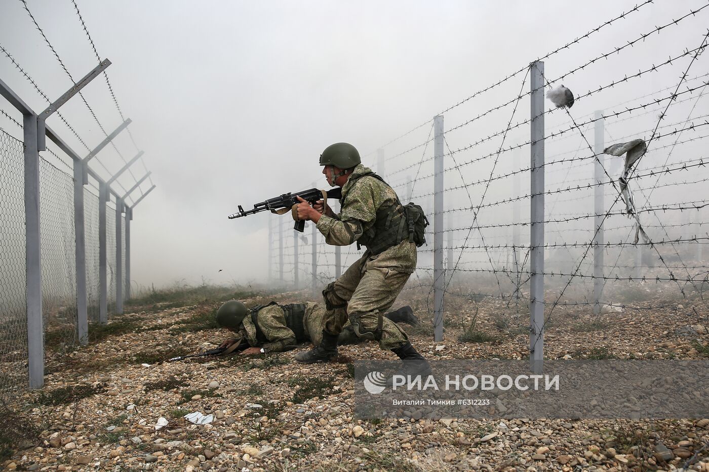 Военные учения в Новороссийске