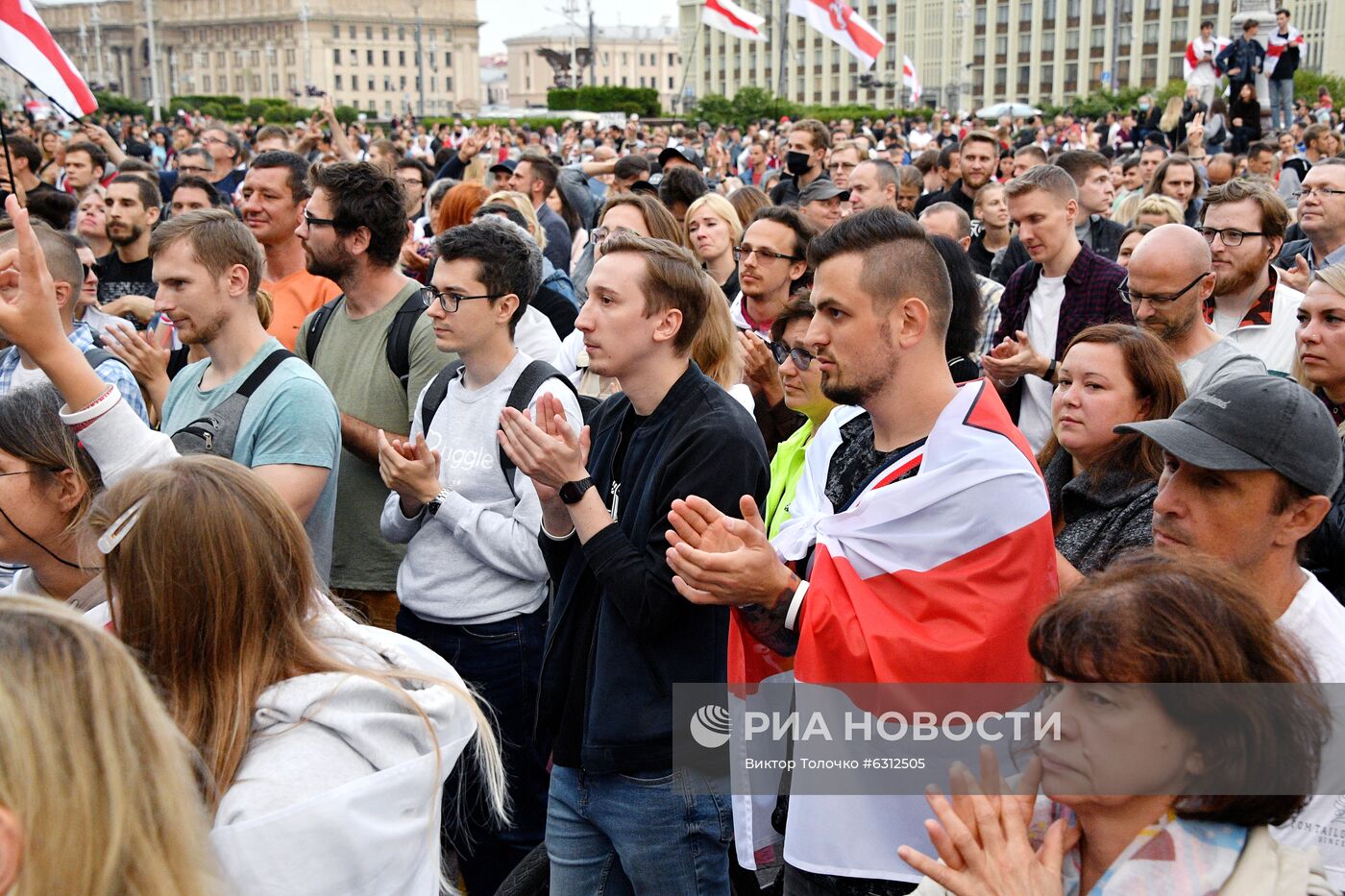 Акция протеста в Минске