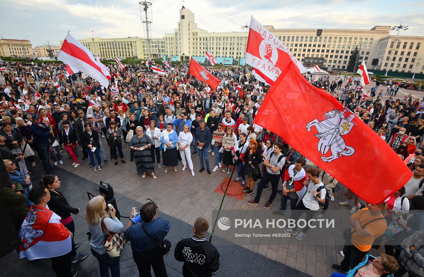 Акция протеста в Минске