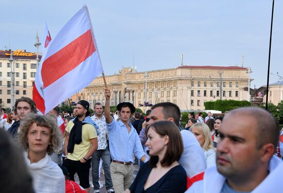 Акция протеста в Минске