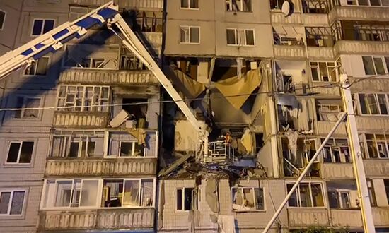 Взрыв газа в десятиэтажном доме в Ярославле